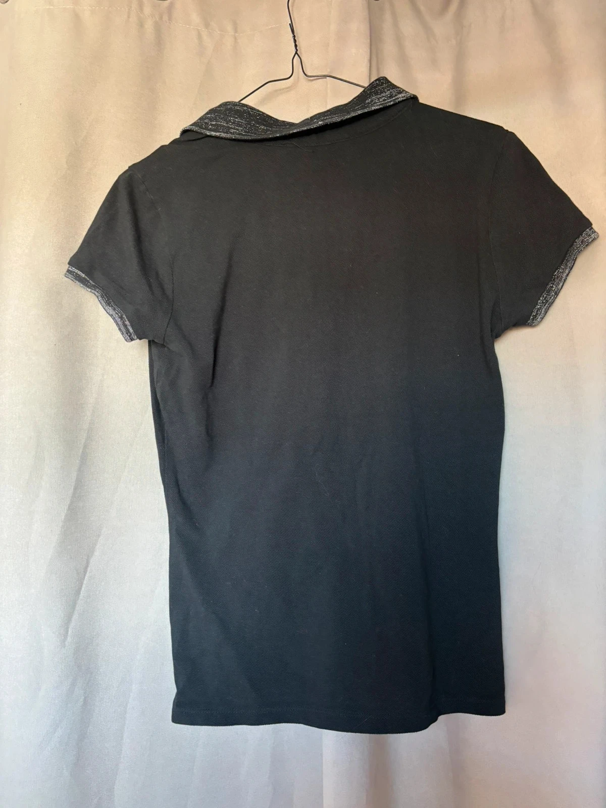 Kaporal black sequin polo size M – photo 4